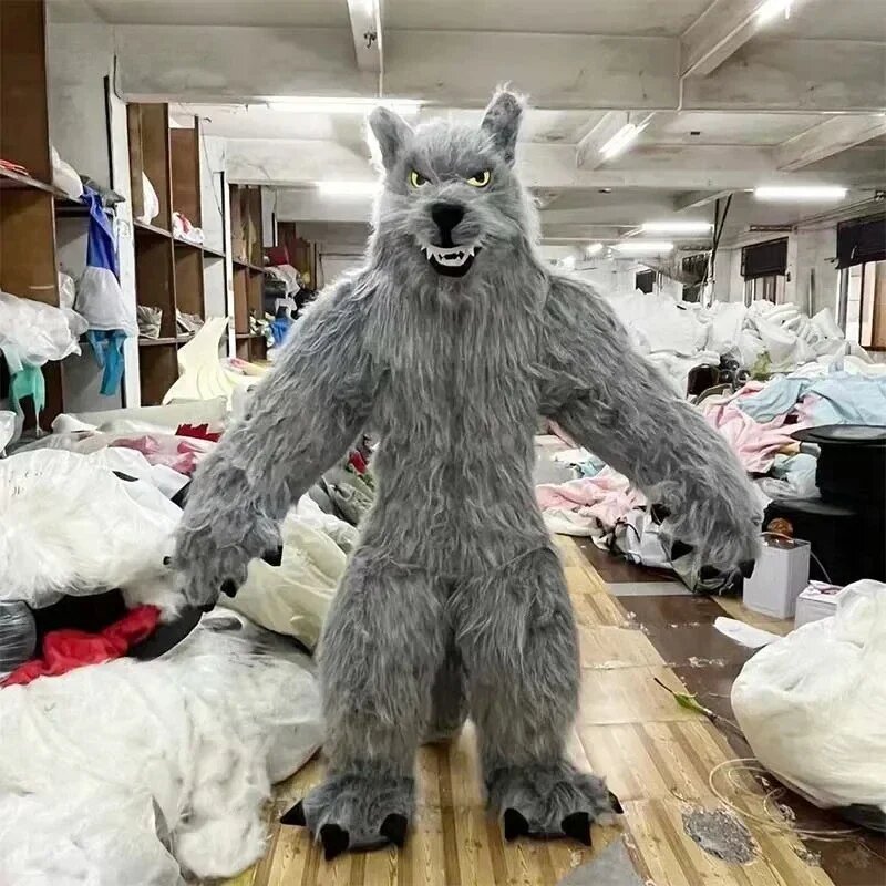 Карнавальный костюм, Ростовая кукла, mascot costume, Надувной костюм маскот волка