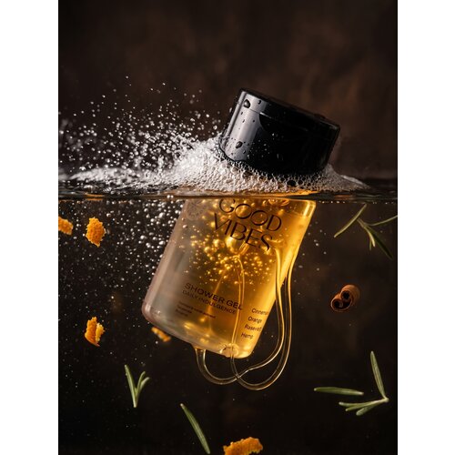 фото Гель для душа дорожный grower cosmetics good vibes, миниатюра бессульфатный, 100 мл
