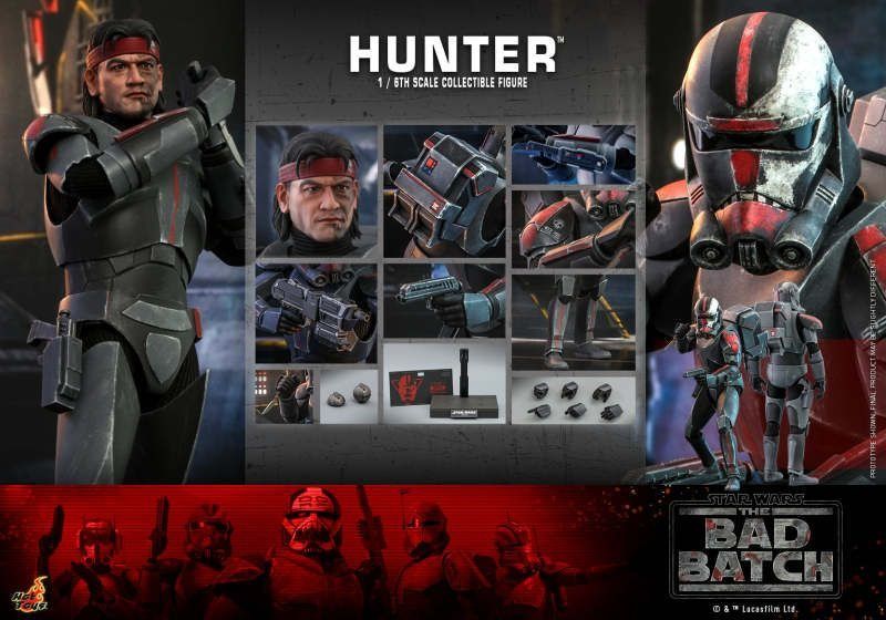 Hot Toys Звездные войны фигурка, TMS050 Star Wars: The Bad Batch, 1/6th scale Hunter Collectible Figure
