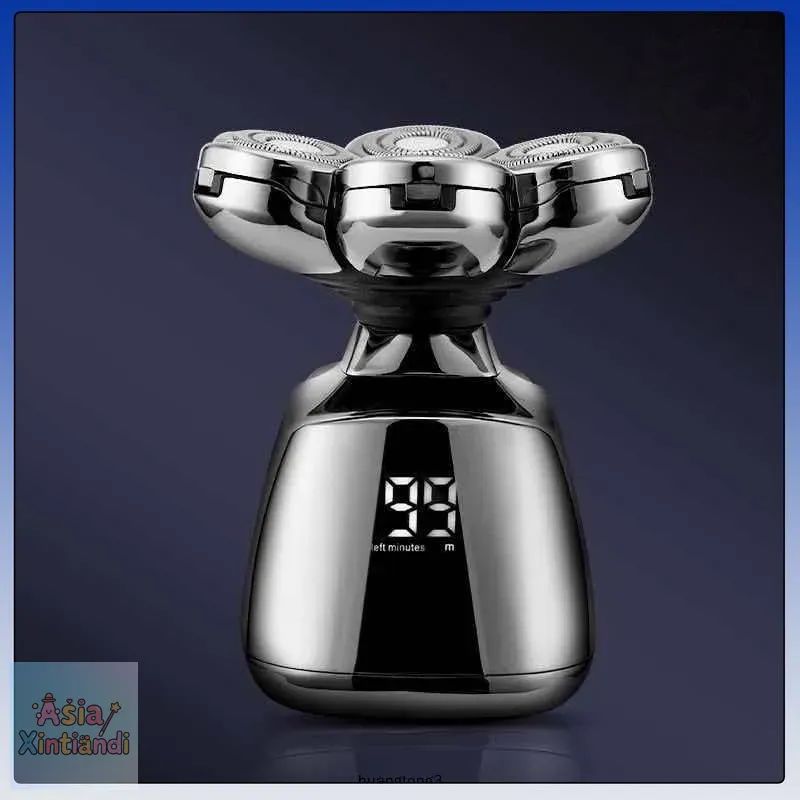 Электробритва Silver PRO SX5 для головы и лица (Обновленная версия 2025), черный, белый
