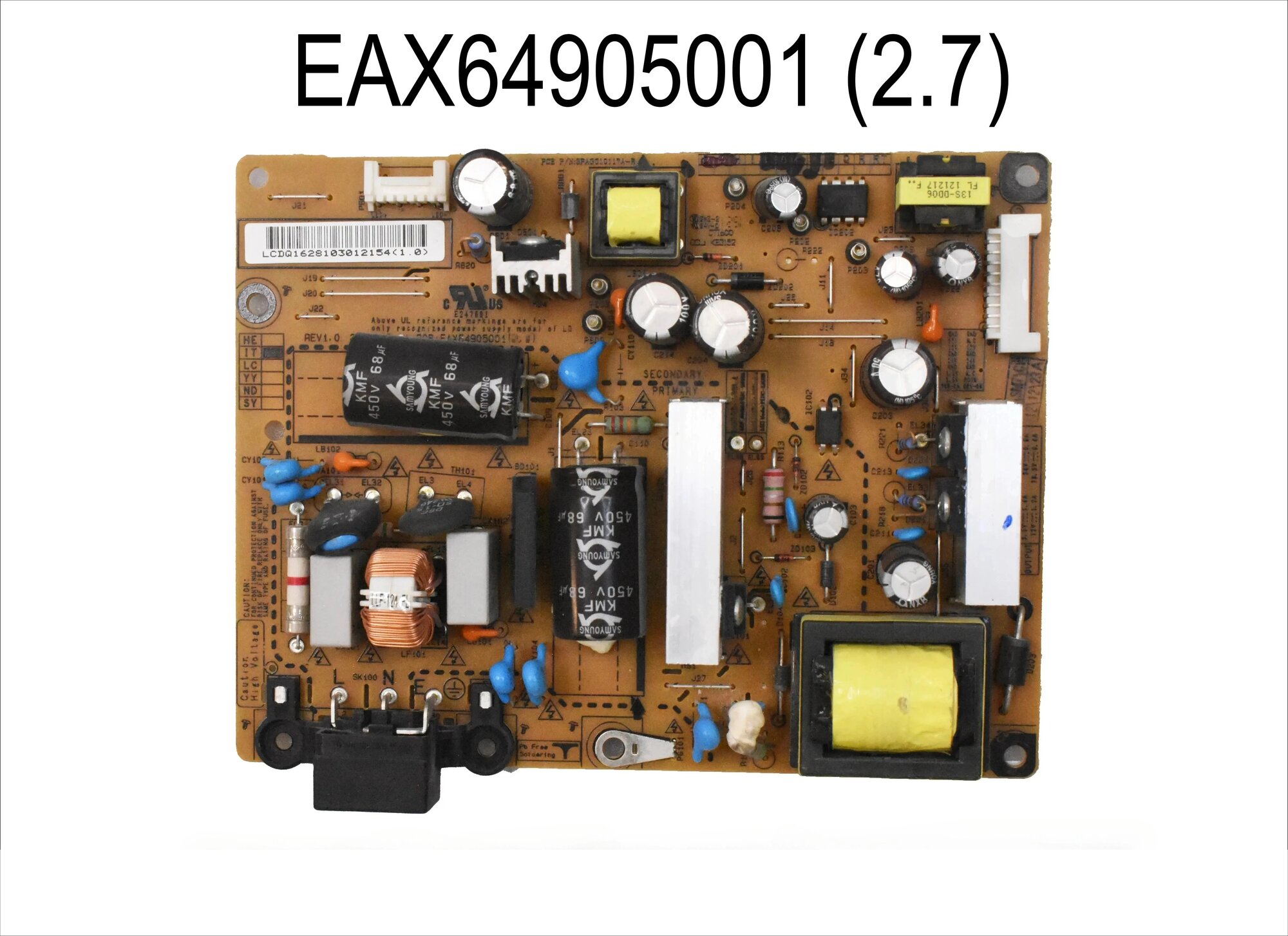 Плата питания EAX64905001(2.7) EAY62810301 REV 3.0 для телевизоров