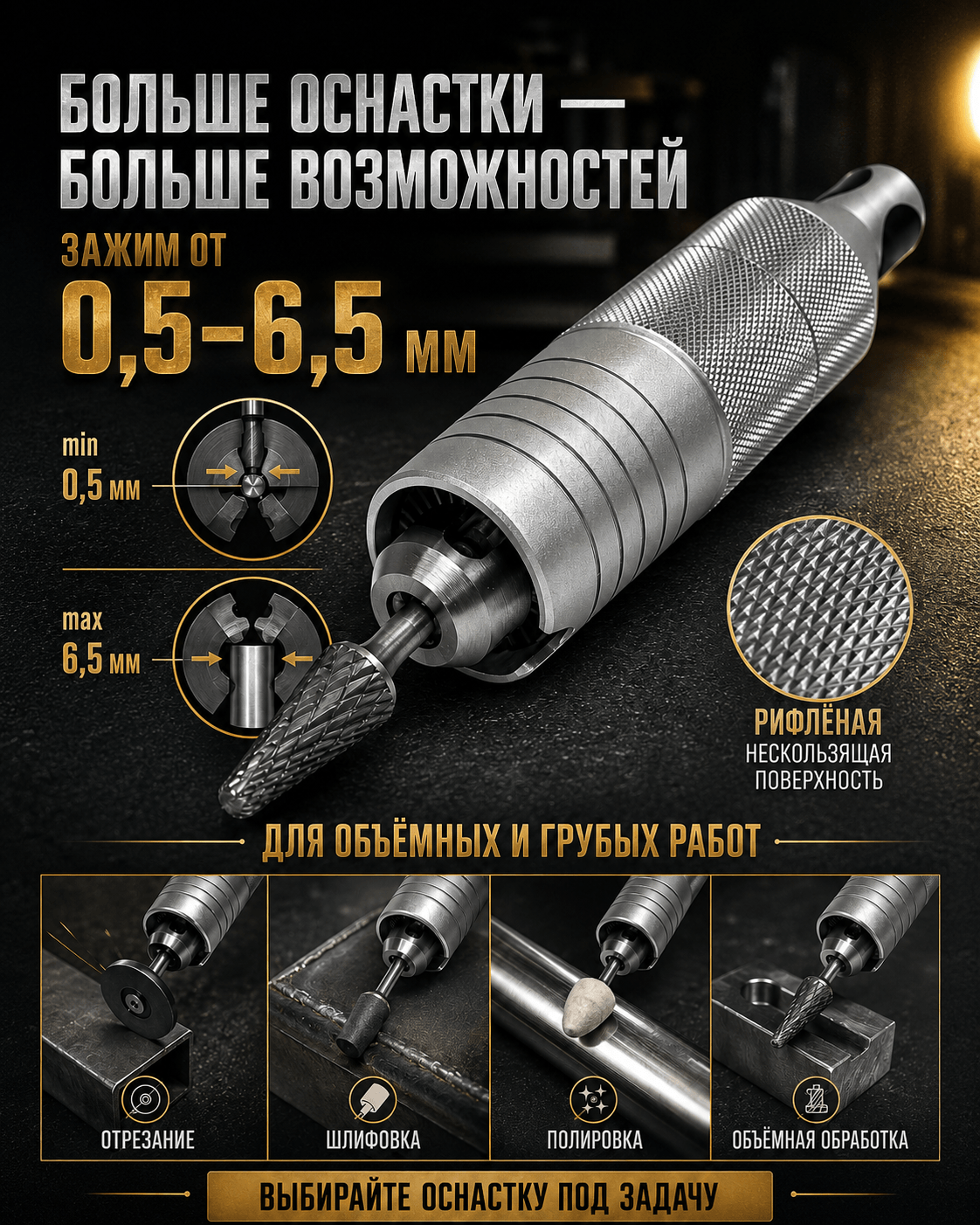 Наконечник Tornadotool Б 6.5 мм — фото 1