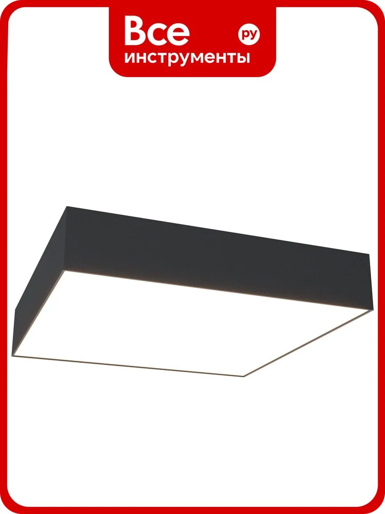 Потолочный светильник MAYTONI zon led 36w алюминий черный C032CL-36W4K-SQ-B
