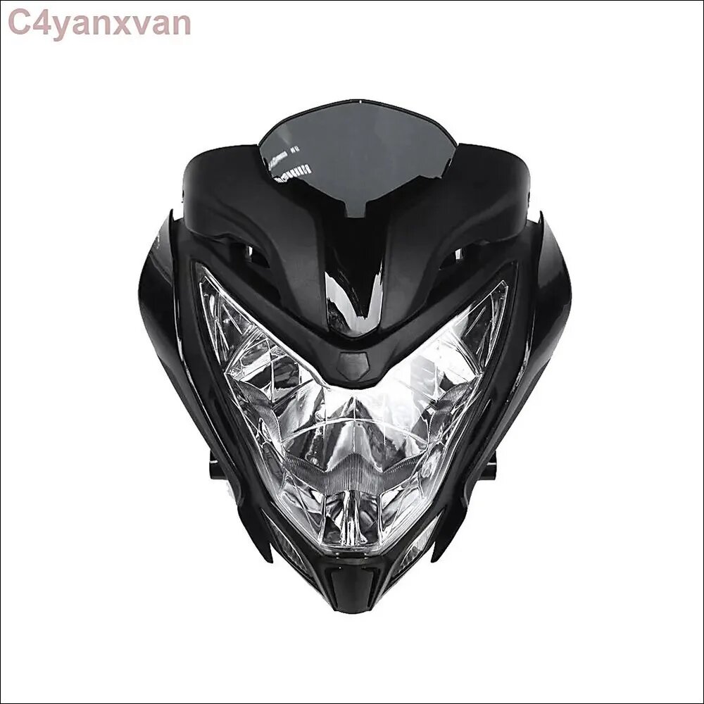 Черная фара для мотоцикла в сборе Фара для мотоцикла в сборе для BAJAJ PULSAR 150 200