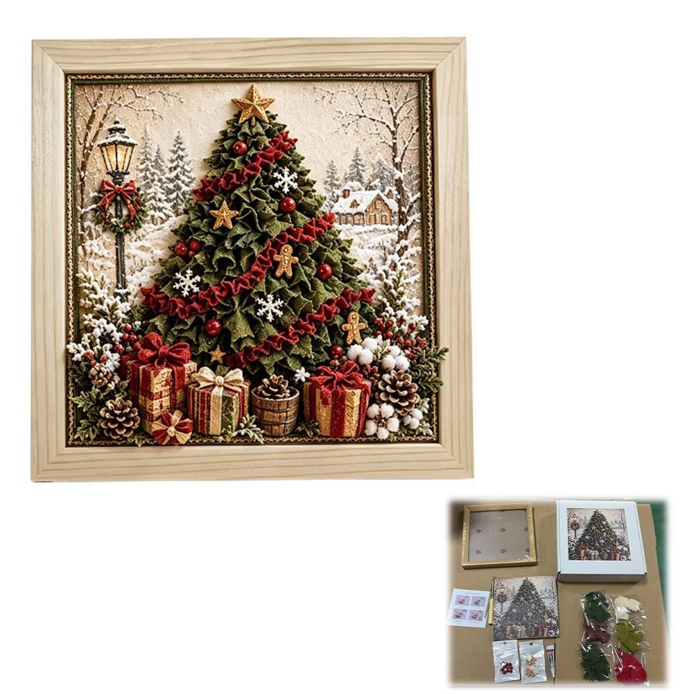 Набор для декорирования, Санта-Клаус с мешком, 20 x 20 см
