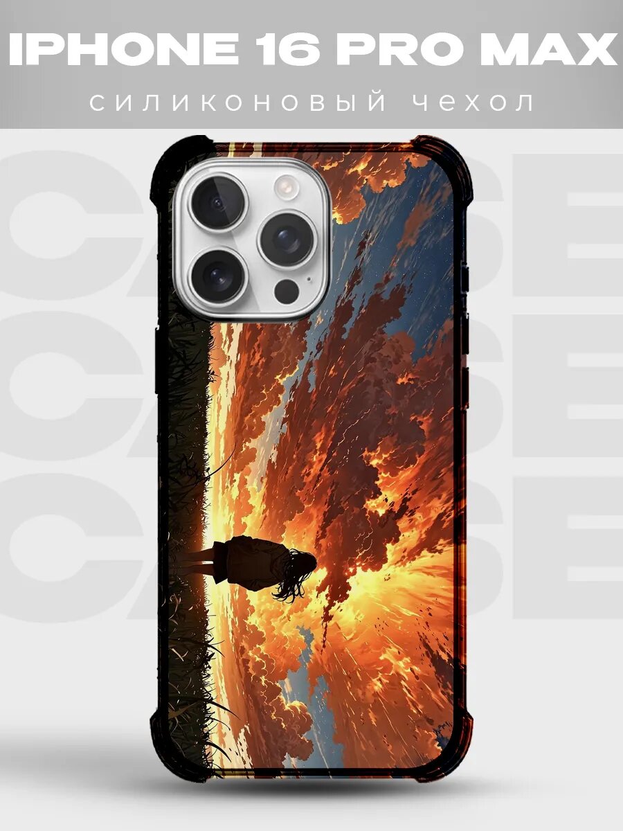 Чехол на iPhone 16 Pro Max Клинок рассекающий демонов 6