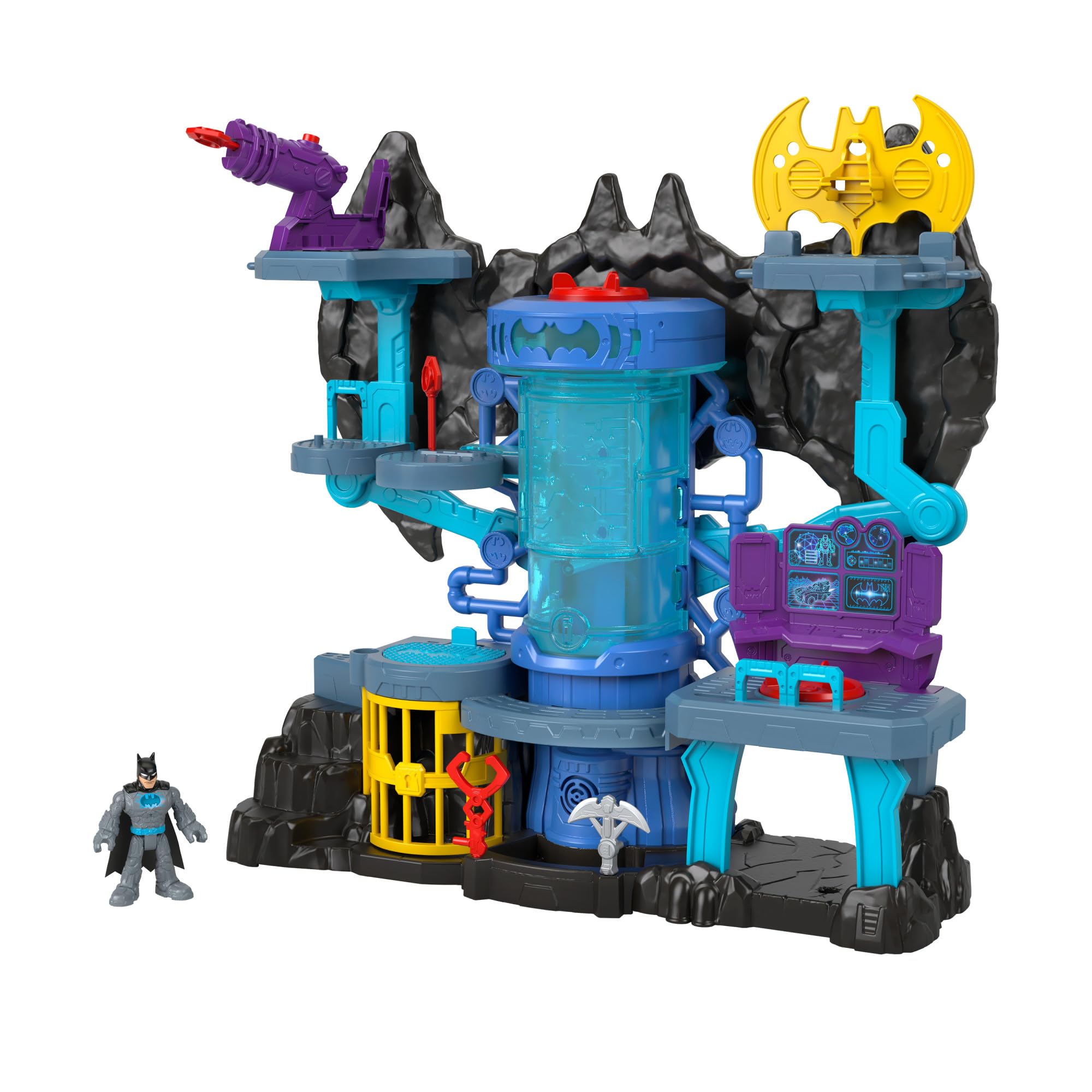 Игровой набор Imaginext DC Super Friends Bat-Tech Batcave со светом и звуком, GYV24