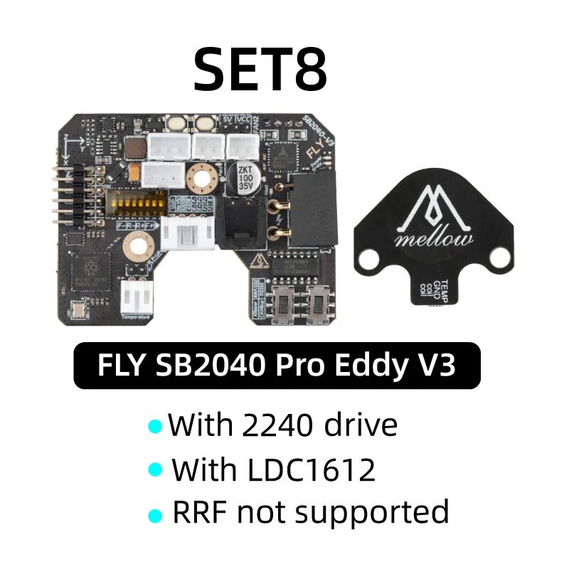 Mellow Fly SB2040 Pro Eddy V3 (2209, LDC1612)