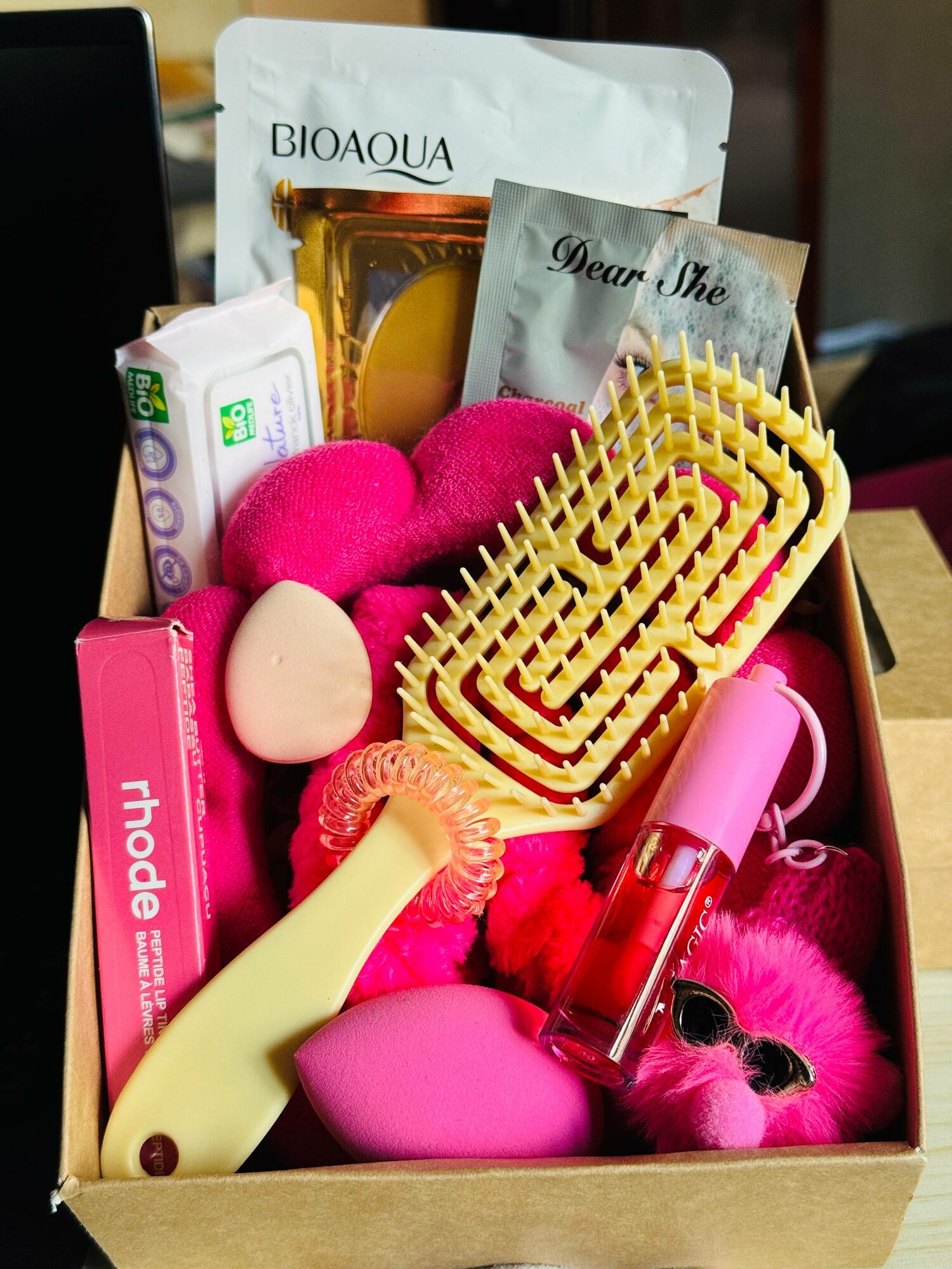 Подарочный набор Beauty Box "Для милых девушек", для 8 марта, в розовом цвете