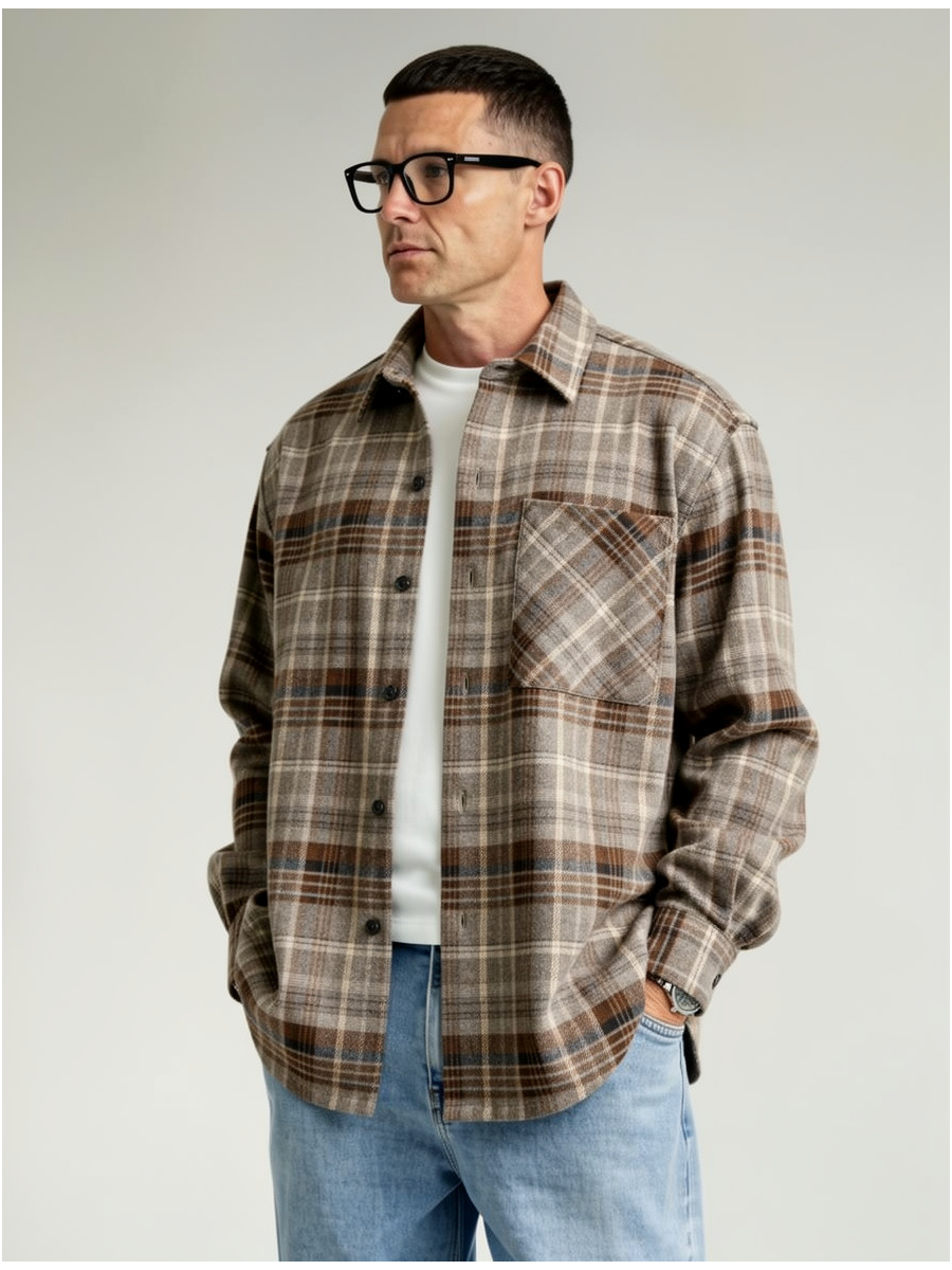 Рубашка EBSH Рубашка в клетку