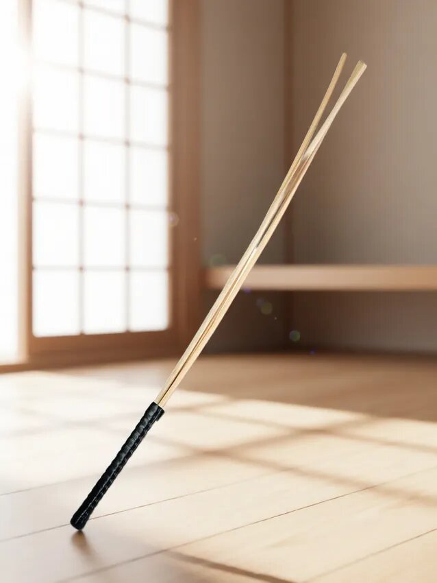 Розги из лозы TOYFA Theatre - 60 см, черный с бежевым