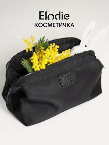 Изображение товара Косметичка женская на молнии Elodie Black, текстиль, с внутренним карманом
