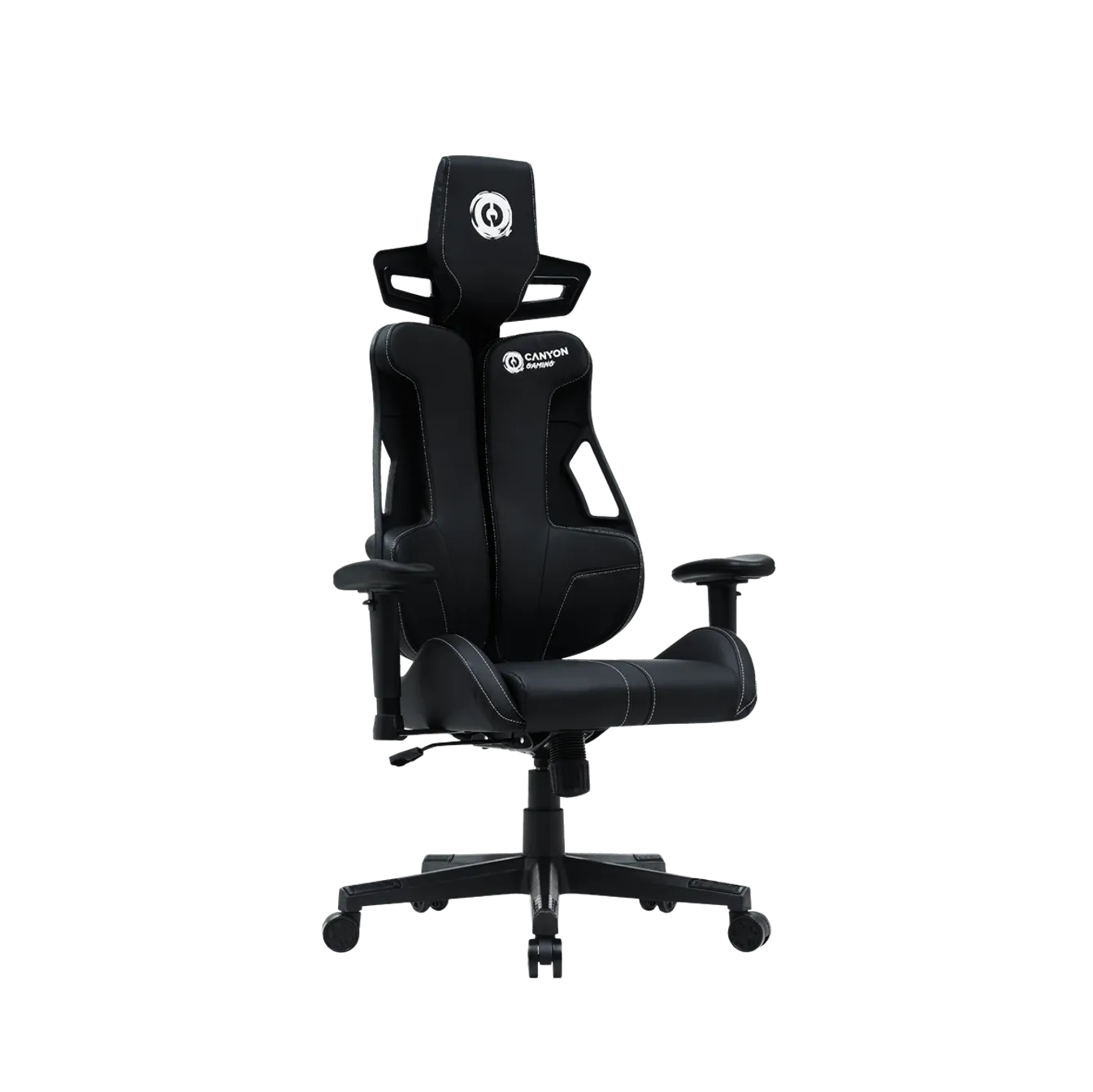 Эргономичное игровое кресло Canyon CNS-ABCH01BW Black/White для геймеров.