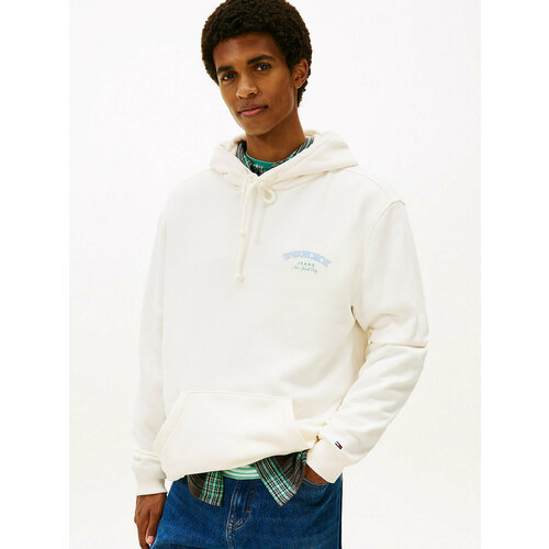 фото Толстовка tommy jeans, размер 2xl, , белый