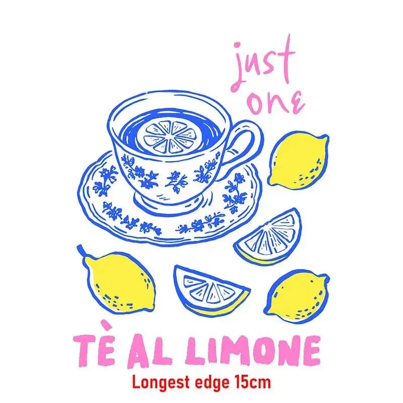 Наклейка "Te al Limone" с лимоном, Цвет: NTH-00608-13