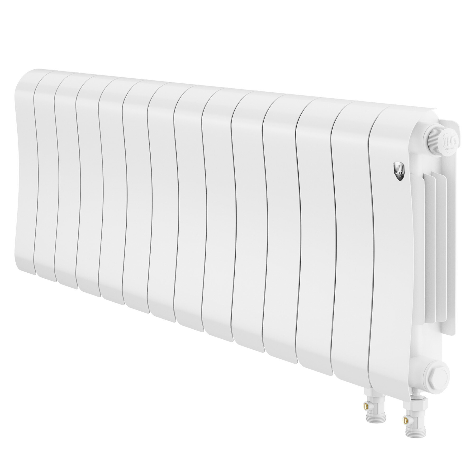Радиатор биметаллический Royal Thermo Infinity 300 Bianco Traffico VR80 - 14 секц.
