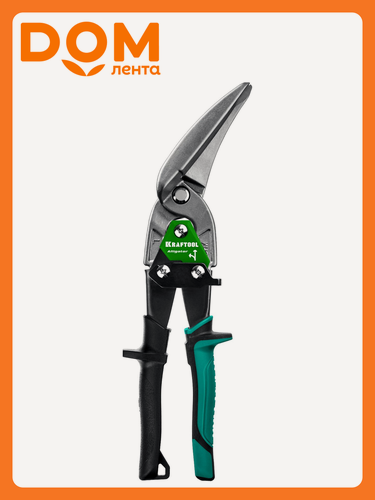 Изображение товара Ножницы KRAFTOOL 280мм, левые, удлиненные, для металла, хромомолибденовая сталь