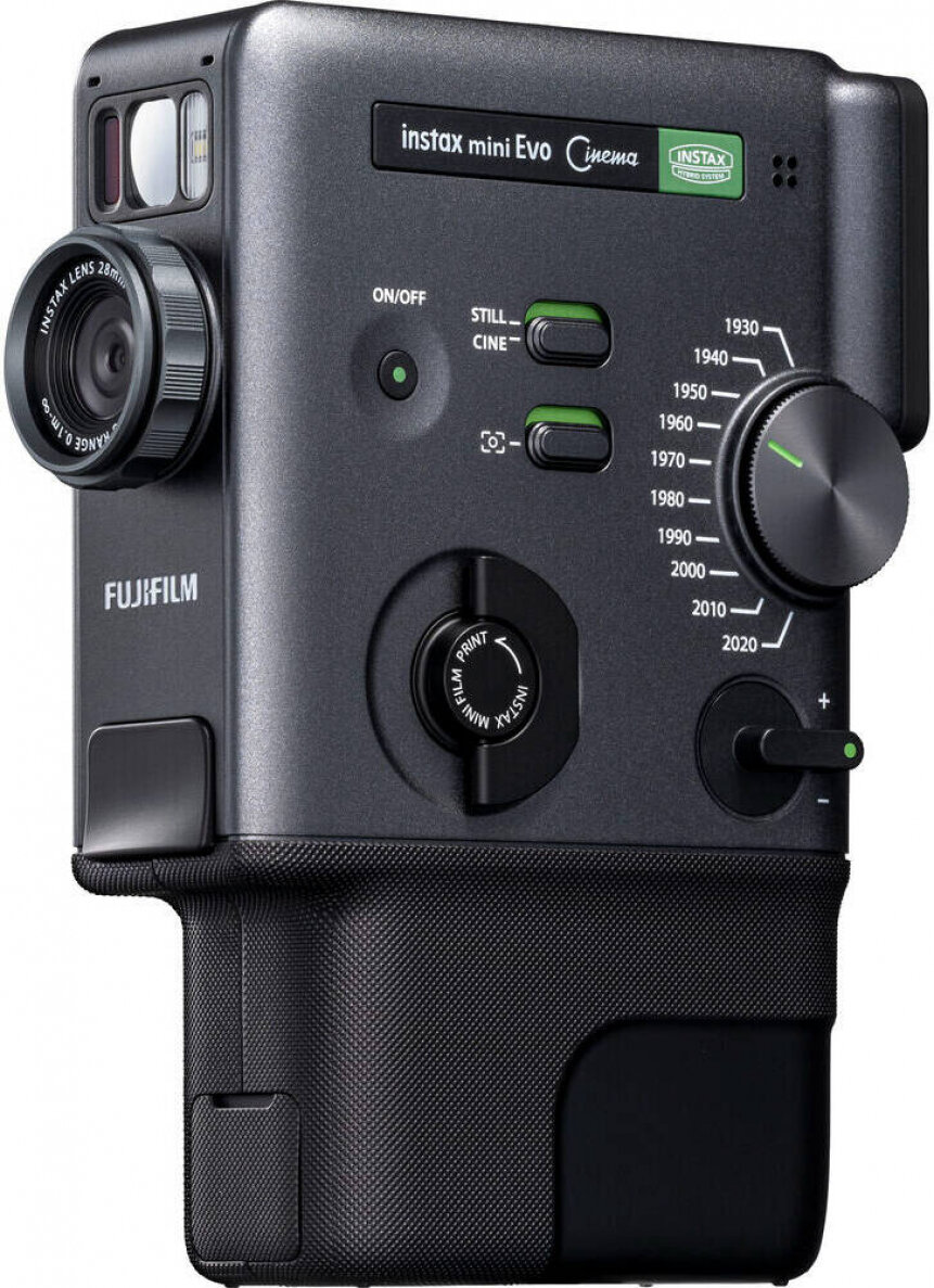 Камера мгновенной печати Fujifilm Instax Mini Evo Cinema (2026), Black (Черный)