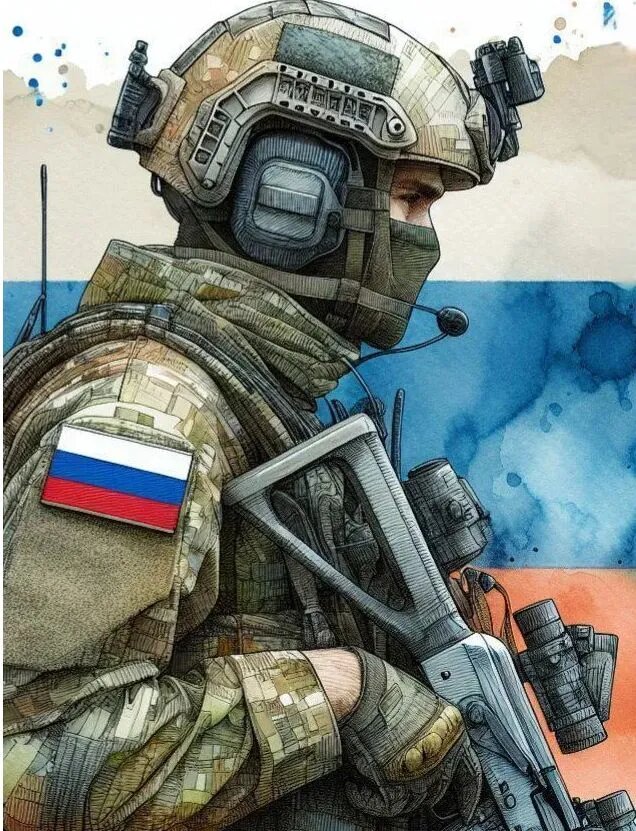 Алмазная мозаика, роспись стразами, Хобби с бриллиантами Российский солдат 40X50cm
