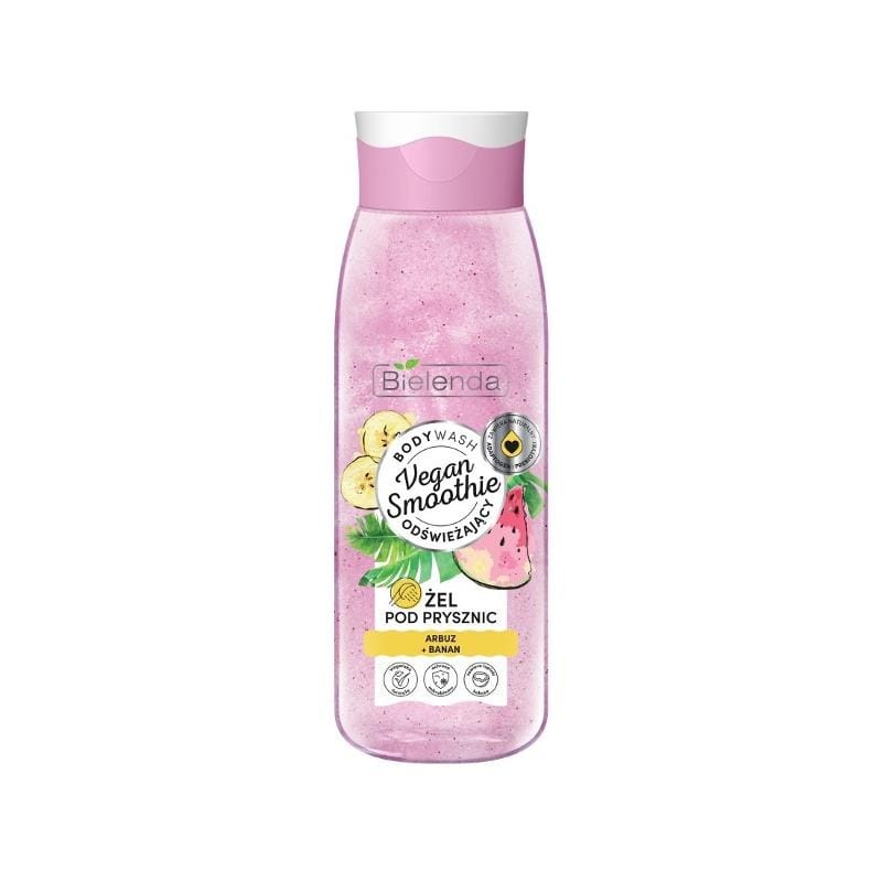 Средство для душа Bielenda Vegan Smoothie освежающий, арбуз и банан, 400 г