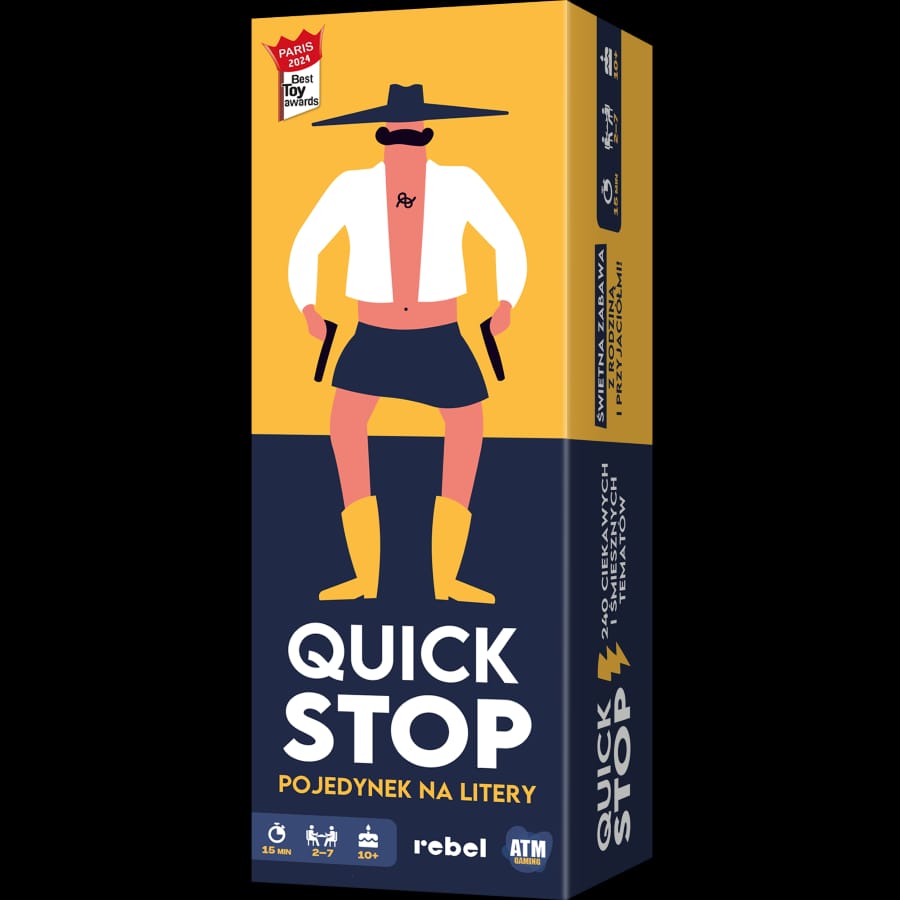 Настольная игра Rebel QuickStop "Поединок на буквы"