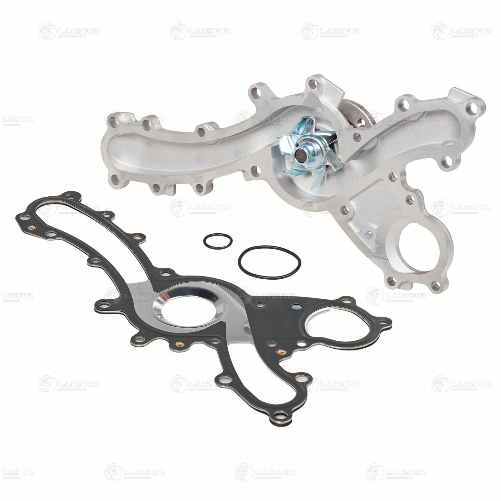 Насос водяной для а м Toyota Camry 06- Lexus RX II 03- 3.5i 2GR-FE с металл. прокладкой LUZAR LWP 1935