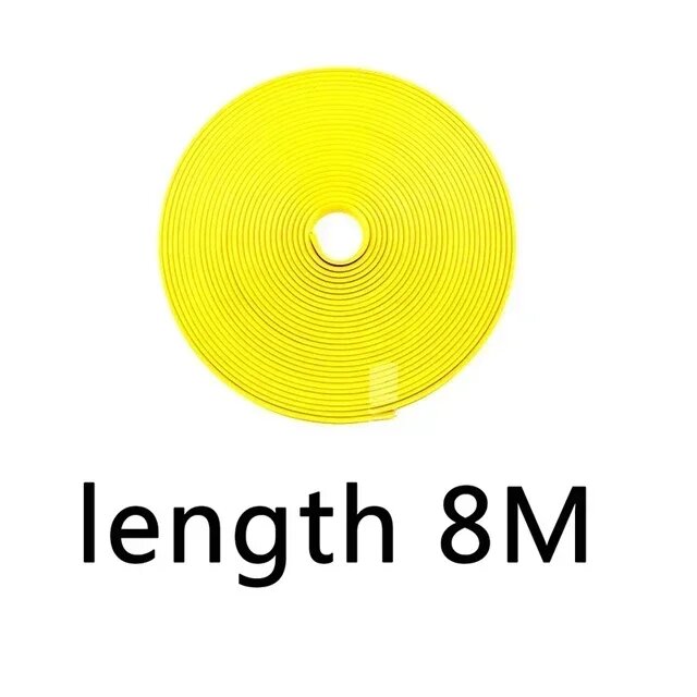 Желтые накладки на диски 8M