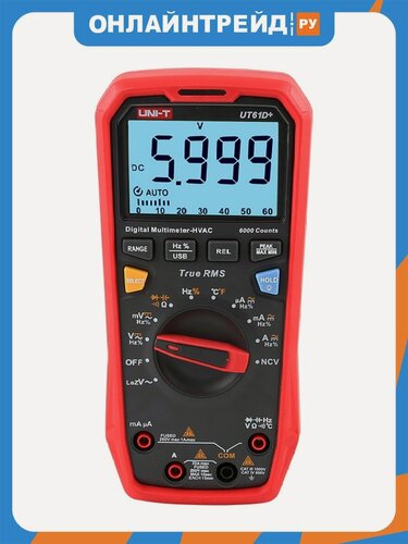 Изображение товара Мультиметр цифровой Uni-t UT61D+