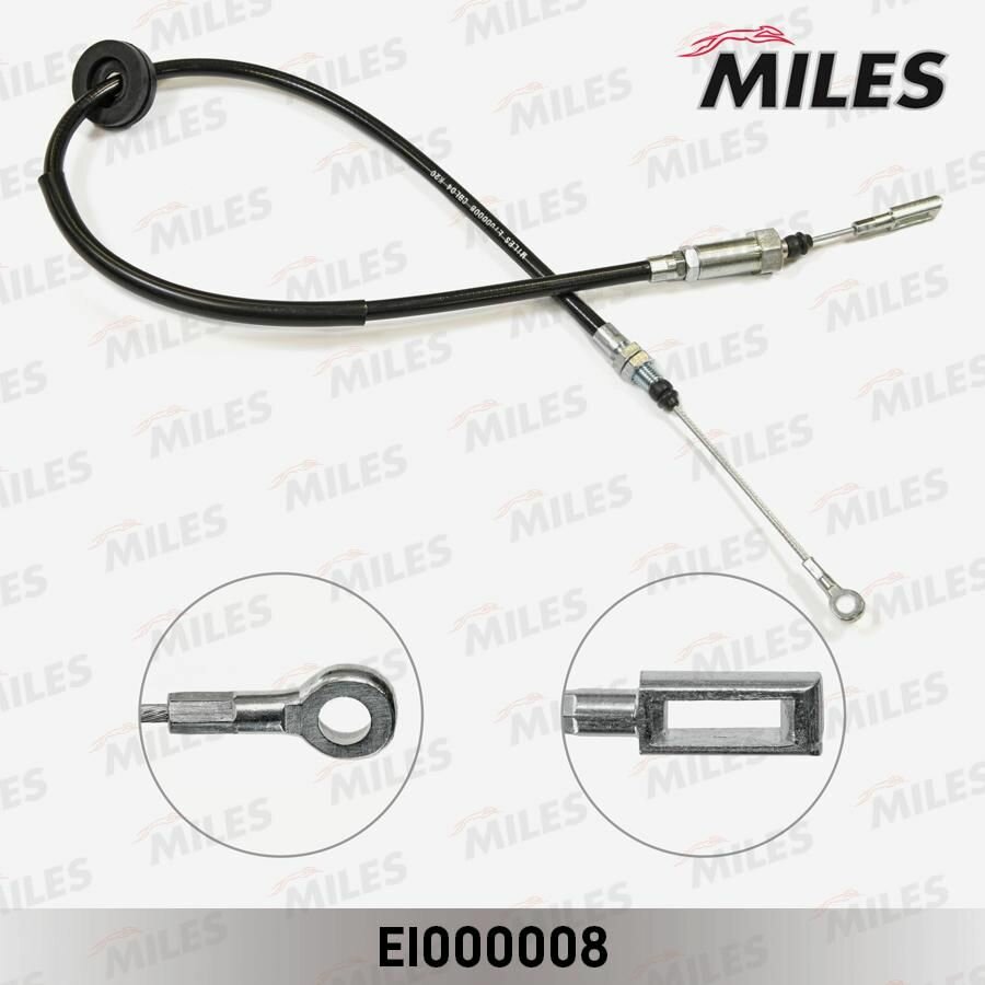 EI000008 Трос ручного тормоза CITROEN JUMPER/FIAT DUCATO/PEUGEOT BOXER L 1078мм