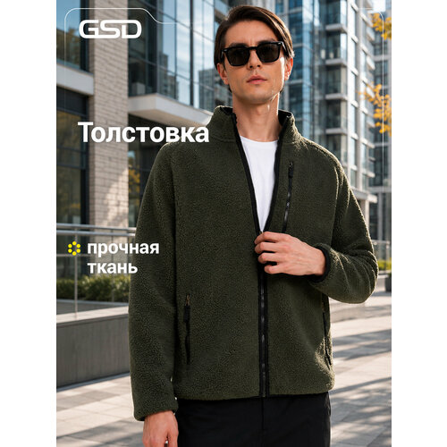 фото Толстовка gsd, размер l, , зеленый