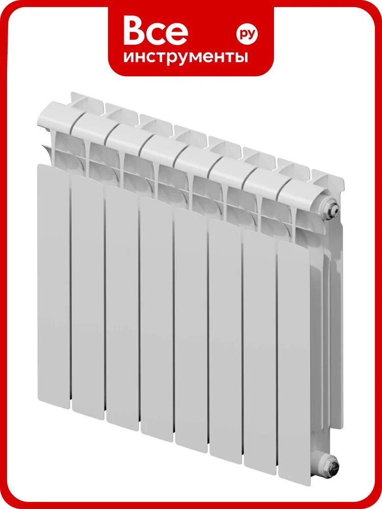 Биметаллический радиатор RIFAR ECOBUILD 500 08 секц. бок. R-EB-500-08