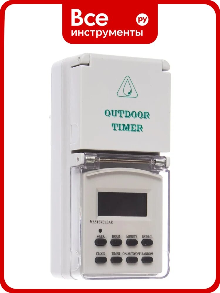 Недельная электронная розетка с таймером Feron мощность 3500W/16A IP44 TM23/61926 23206
