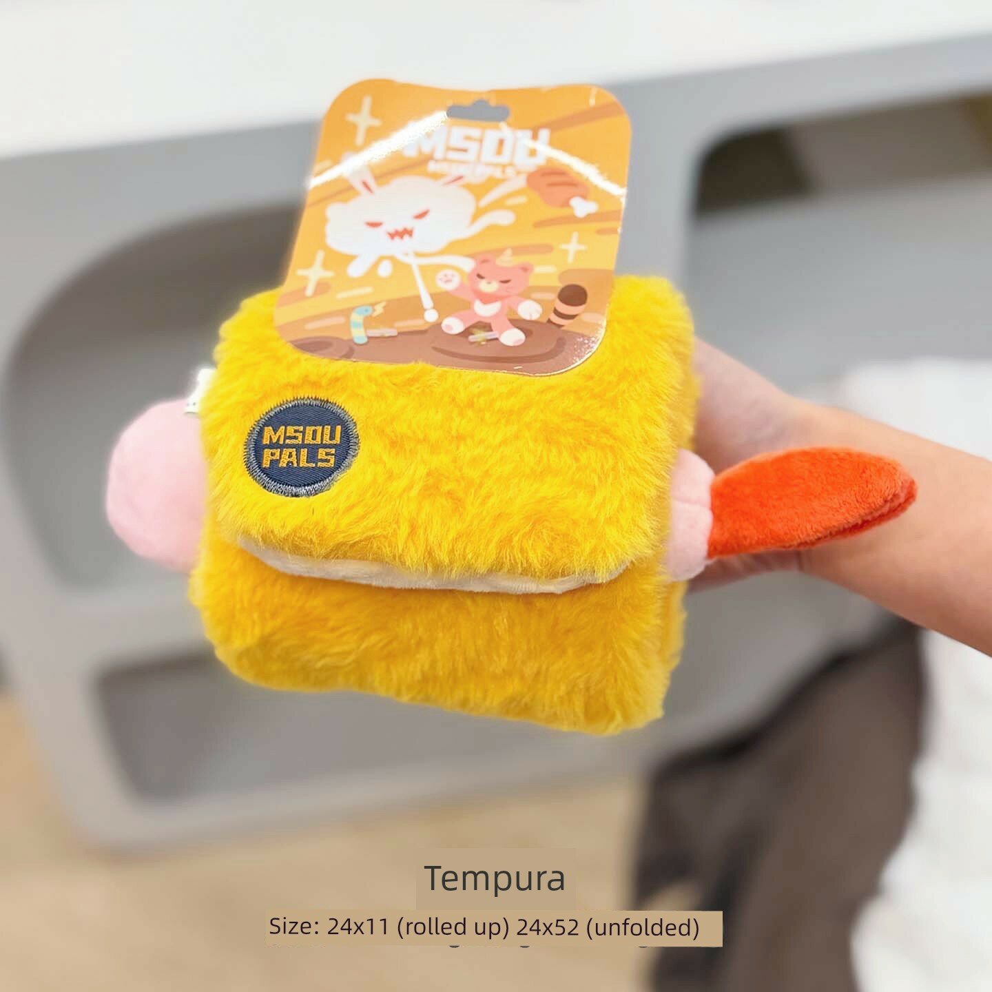 Игрушка для собак с скрытым кормом и звуковым эффектом - форма темпура для взаимодействия и стимуляции умственной