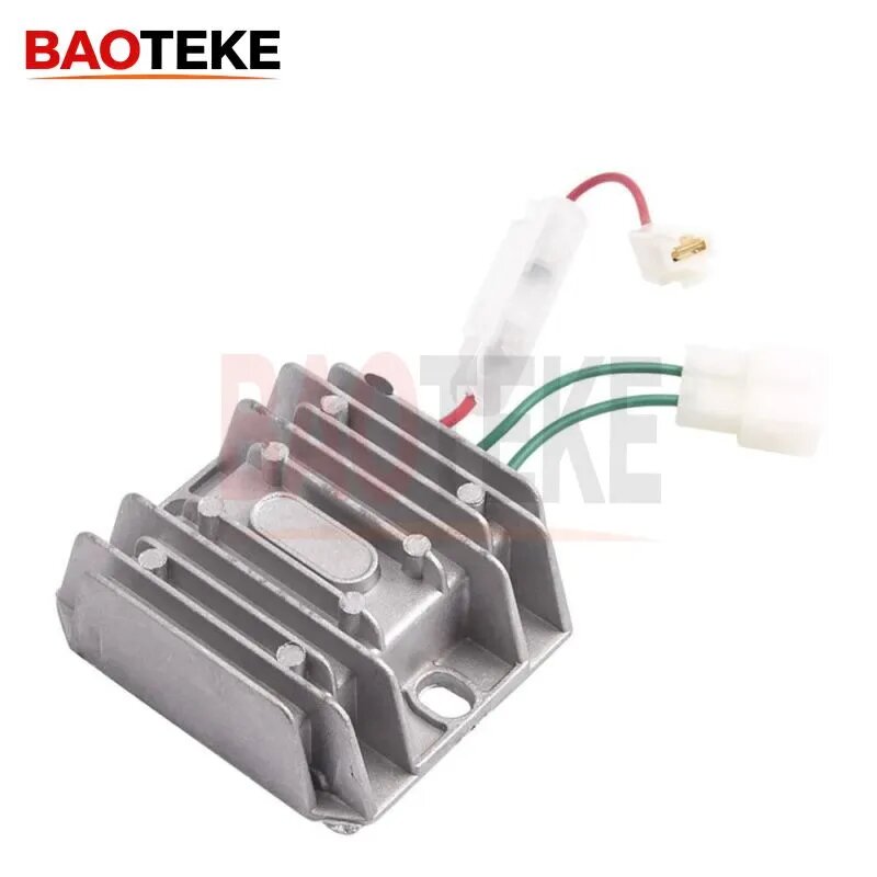 BAOTEKE DC12V 186F/178F/170F Стабилизатор напряжения двигателя для дизельного мотоблока с воздушным охлаждением Зарядное устройство Три линии