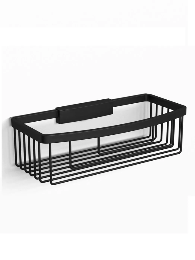 Мыльница-решётка Langberger 72360T-BPC Vico Black Edition, латунь, черная, глубина 12,4см