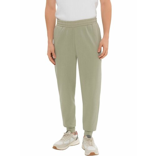фото Брюки спортивные puma ess elevated pants fl cl, размер s, зеленый