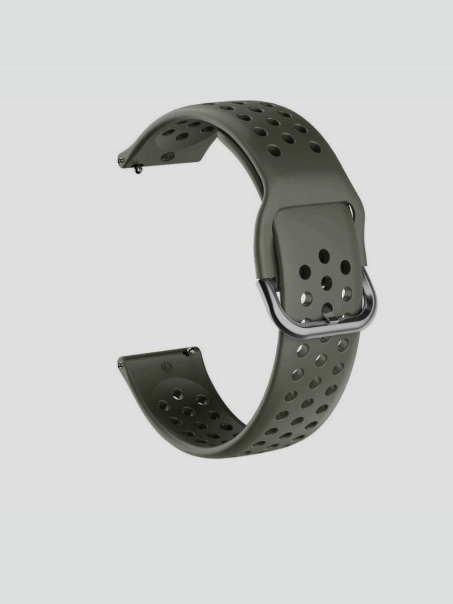 Силиконовый ремешок для смарт часов Amazfit Bip/Bip Lite/Samsung watch Active 2, 20 мм.