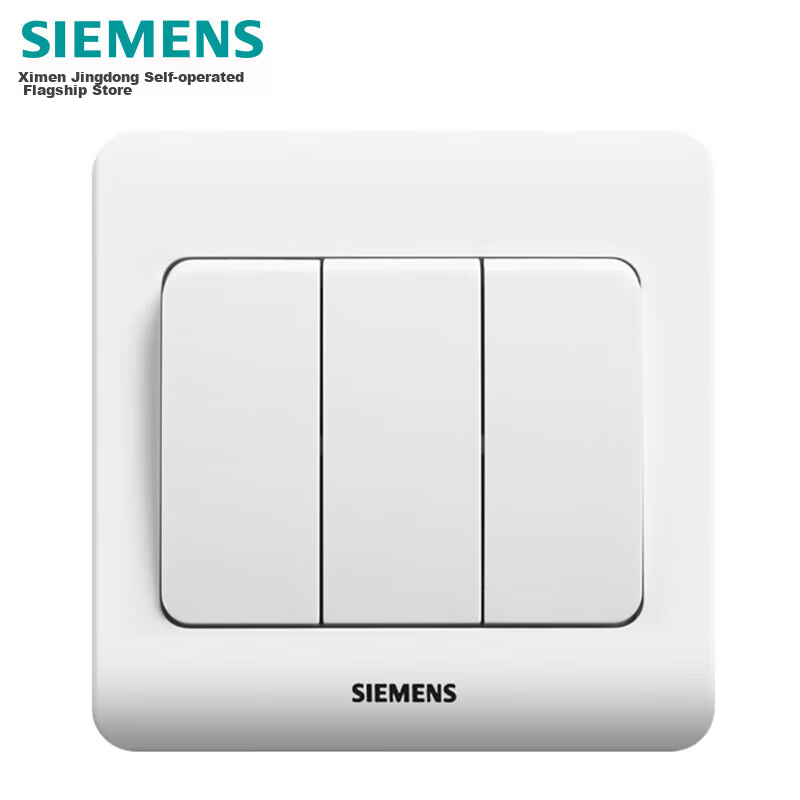 SIEMENS Трехконтактная однополюсная скрытая панель 86 мм элегантный белый 5TA02311CC1 Тип：Трехконтактный однополюсный