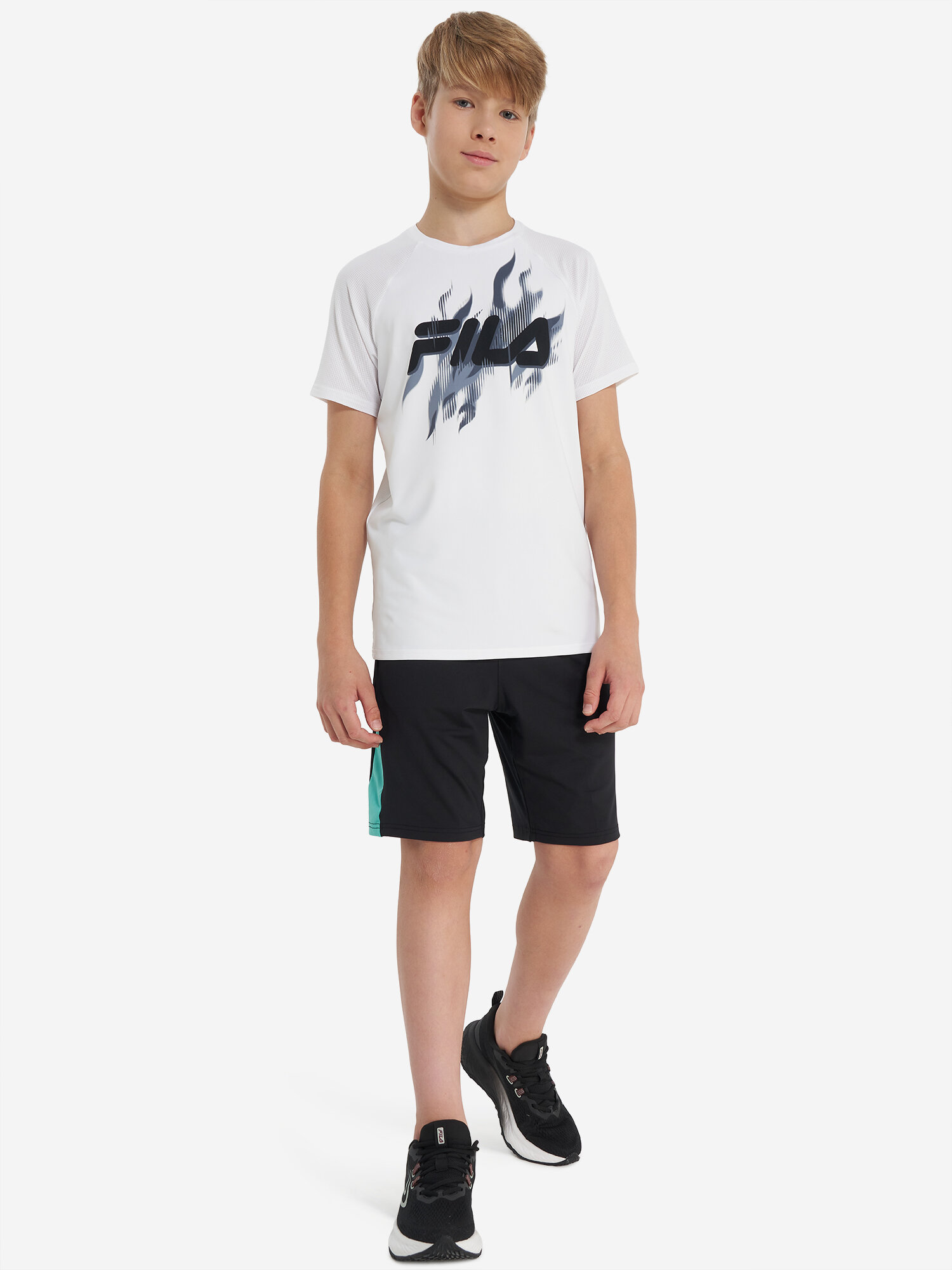 Футболка спортивная Fila, размер 158-164, белый — фото 1