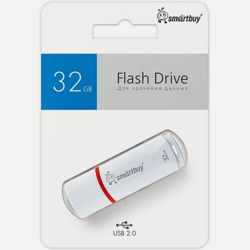 Изображение товара USB флешка Smartbuy Crown white 32Gb USB 2.0