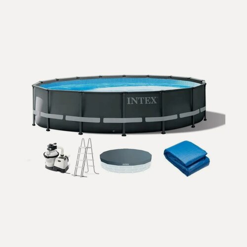Изображение товара Бассейн каркасный Intex Ultra XTR Frame 26326 (488х122 см) темно-серый