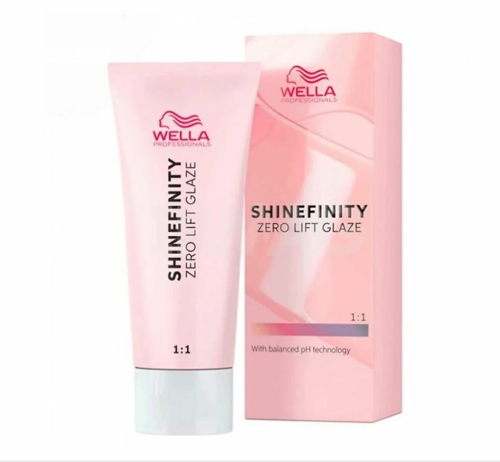 Крем-гель для волос для тонирования и блеска без осветления Wella Professionals Shinefinity 06/0, 60 мл
