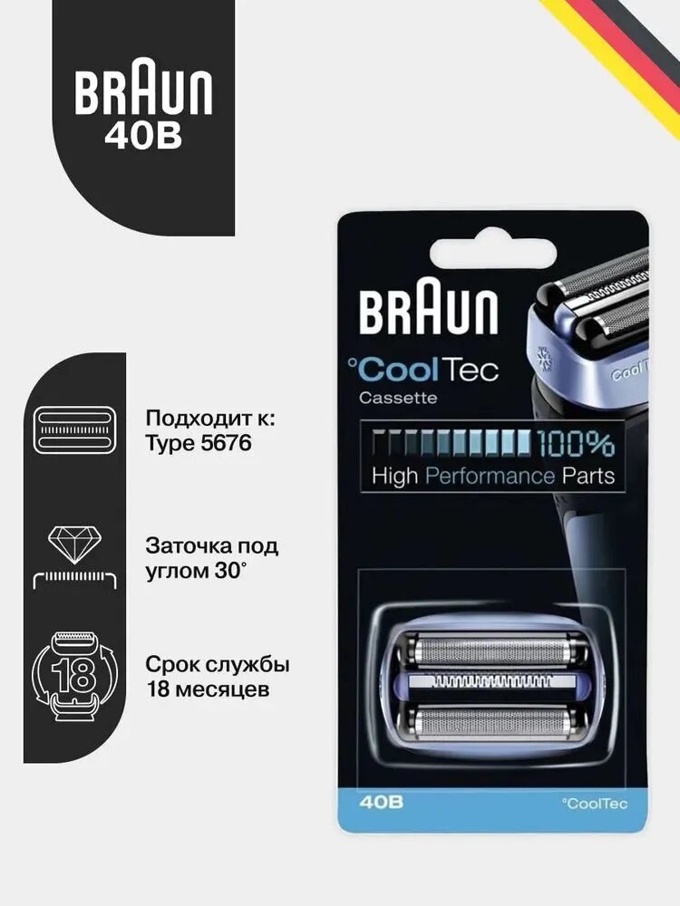 Сетка и режущий блок для электробритв Braun CoolTec