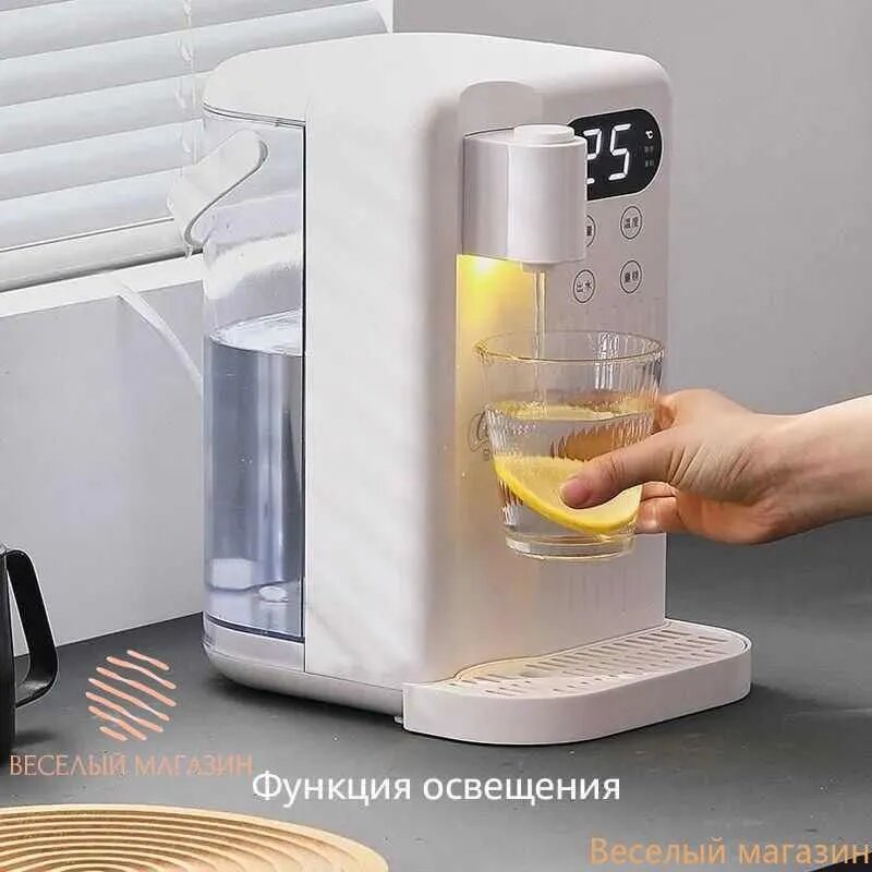 3л электрические чайники, термопот, настольный водонагреватель, быстрый нагрев, регулируемая температура, поддержание температуры воды, светодиодный дисплей
