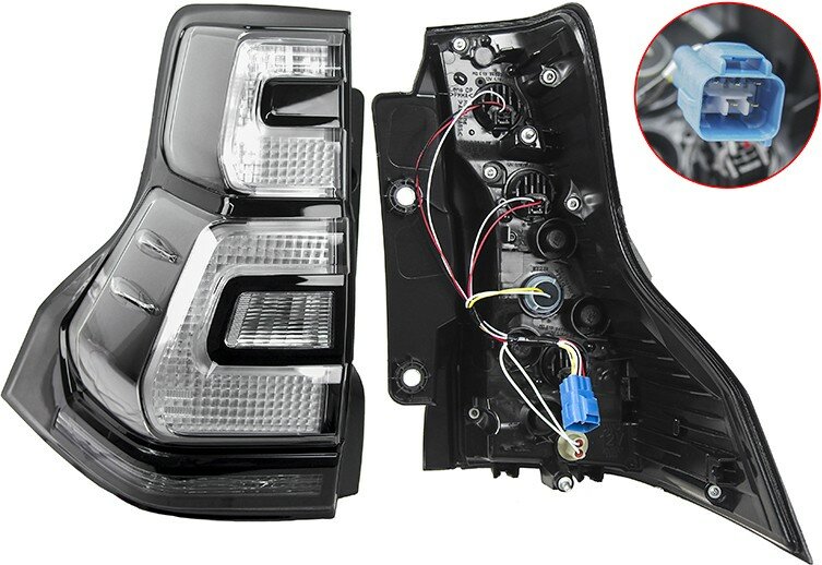 Фонарь задний SAT ST-212-19BLL-UE Toyota Land Cruiser Prado J150 17-20 левый Чёрный