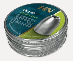 Изображение товара Пули полнотелые H&N Slug HP II 6,35 мм, 2,07 г (32 гран) 120 штук