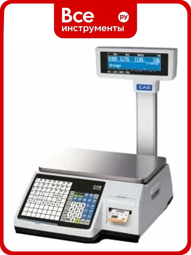 Торговые весы CAS с печатью этикеток CL3000-6P 88-00001785