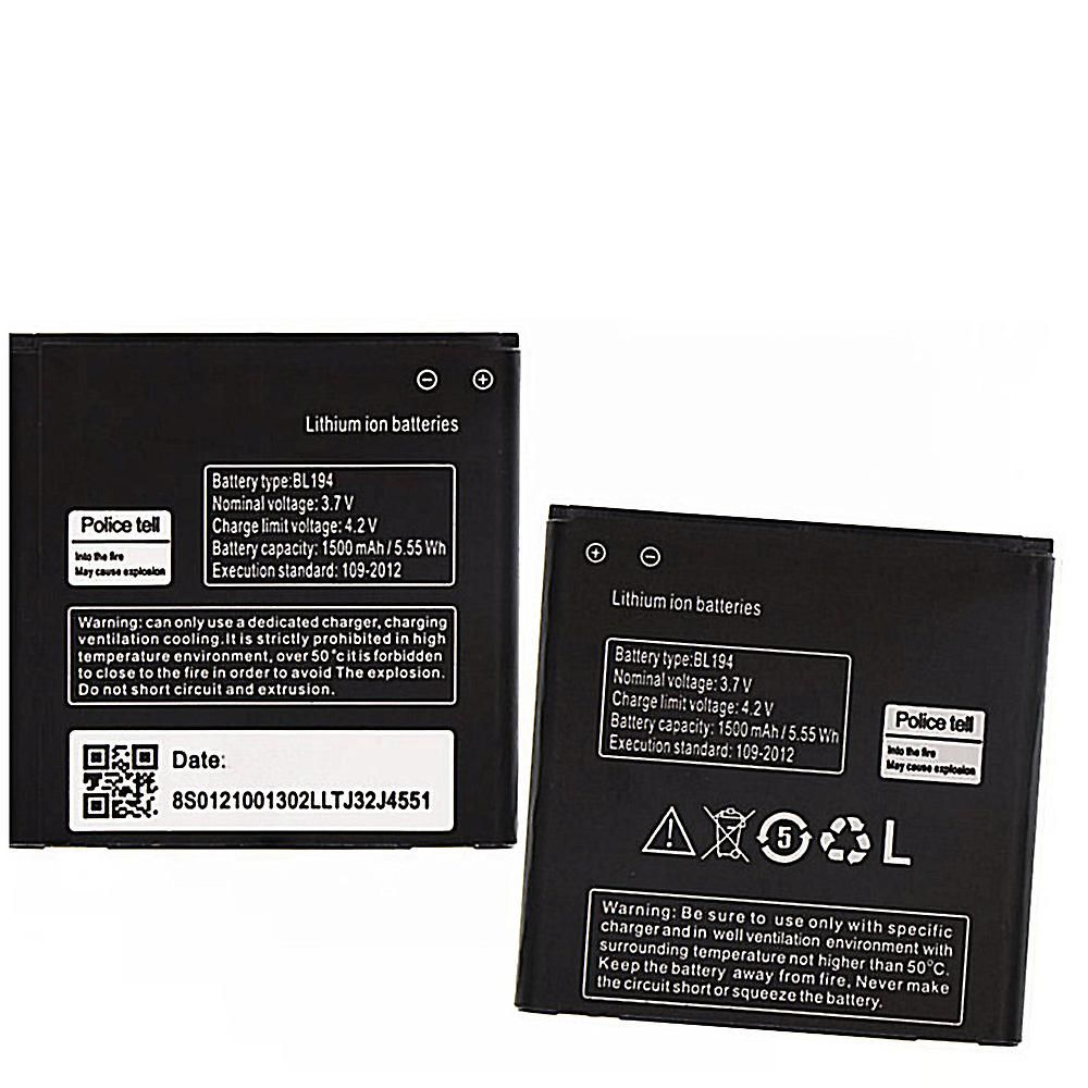Аккумулятор для телефона Lenovo A780 / A690 / A660 / A370 / A530 BL194