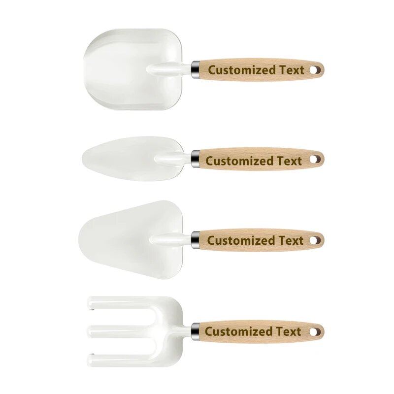 Детские садовые инструменты набор Белый, 4pcs-white
