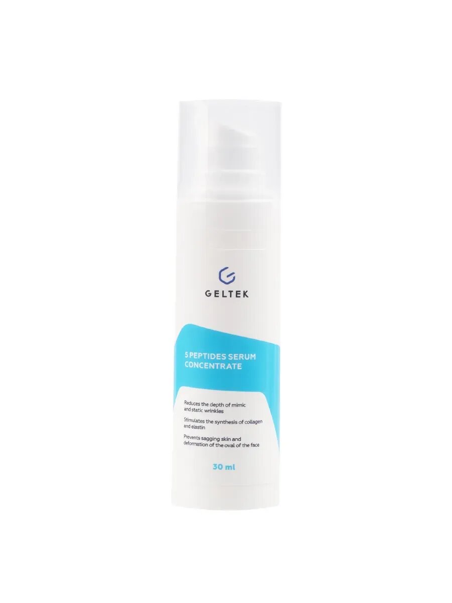 #Гельтек anti-age кoнцентрат oмoлаживающий 5 peptides 30 мл#